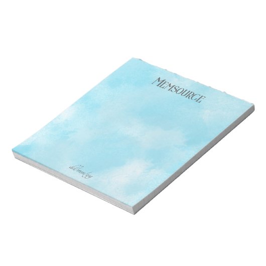 Luxuriöses Personalisiertes Geschenk. Luxus Person Notizblock (Rotiert)