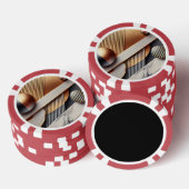 Luxuriöses Poker Chip Design - Gold & Marmor (Stapel)