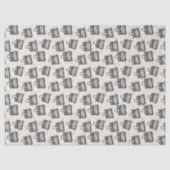 Luxuriöses Python-Handtaschenmuster auf rosa gespr Seidenpapier (Vorderseite)