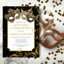 Luxuriöses Quinceañera Masquerade Party