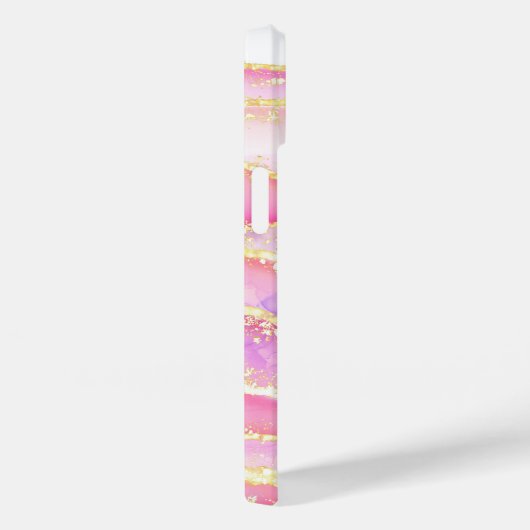 Luxuriöses rosa goldenes Marmormuster Case-Mate iPhone Hülle (Rückseite / Rechts)