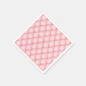 Luxuriöses rosa Tuflith Diamond Muster Serviette (Ecke)