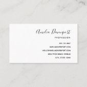 Luxuriöses rosa Tuflith Diamond Muster Visitenkarte (Rückseite)