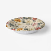 Luxuriöses schönes Brautparty Vintager Blume Pappteller (Gewinkelt)