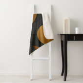 Luxuriöses Schwarz-Gold-geometrisches Abstract-Des Sherpadecke (Beispiel)