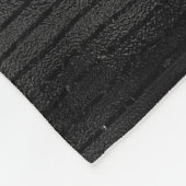 Luxuriöses Schwarz-Weiß-Glitzer-Muster Fleecedecke (Ecke)