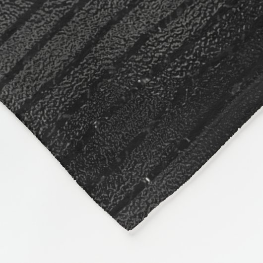 Luxuriöses Schwarz-Weiß-Glitzer-Muster Fleecedecke (Ecke)