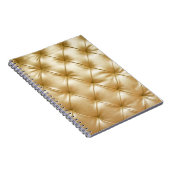 Luxuriöses Sofa-Leder-Muster-Backgro Notizblock (Rechte Seite)