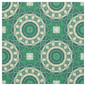 Luxuriöses stilvolles Design mit grüner Geometrie Stoff (Muster)