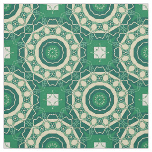 Luxuriöses stilvolles Design mit grüner Geometrie Stoff