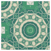 Luxuriöses stilvolles Design mit grüner Geometrie Stoff (Nahaufnahme)