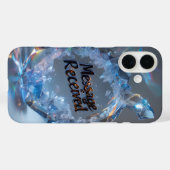 Luxuriöses Texturiertes Sprachkristalldesign Case-Mate iPhone Hülle (Rückseite (Horizontal))