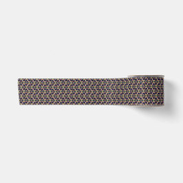 Luxuriöses traditionelles Songket-Pixel-Stickereim Satinband