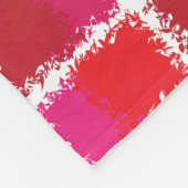 Luxuriöses Velvet Blossom Fleecedecke (Ecke)