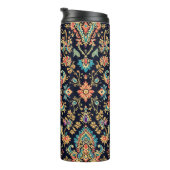 Luxuriöses Verziertes Damaskus-Muster mit floralen Thermosbecher (Nach rechts gedreht)