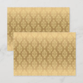 Luxuriöses Vintages Muster 2 Einladung (Vorne/Hinten)