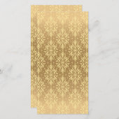 Luxuriöses Vintages Muster 2 Save The Date (Vorne/Hinten)