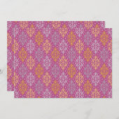 Luxuriöses Vintages Muster Ankündigung (Vorne/Hinten)