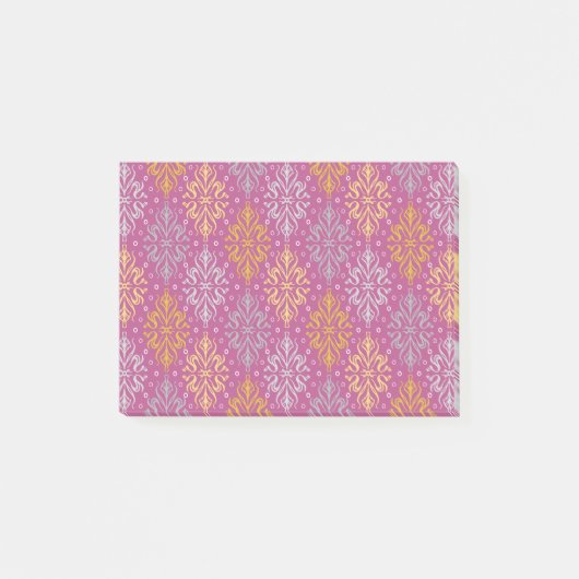 Luxuriöses Vintages Muster Post-it Klebezettel (Vorderseite)