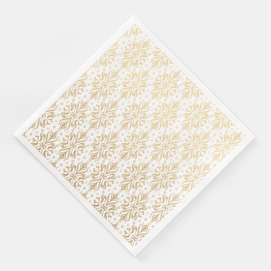 Luxuriöses Vintages Muster Serviette (Ecke)