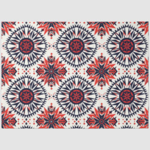 Luxuriöses Weiß "Cosmic Interlock" Geschenktafel P Seidenpapier