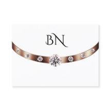 Luxuriöses White Rose Gold mit Monogram und Diamon