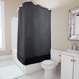 Luxuriöses Ziermandala schwarzes Design Duschvorhang