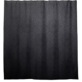 Luxuriöses Ziermandala schwarzes Design Duschvorhang (Vorderseite)