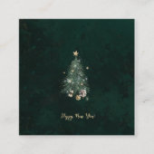 Luxurious, artistic design with a festive tree begleitkarte (Vorderseite)