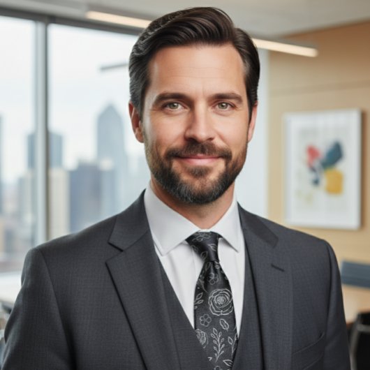 Luxurious Black Line Art Floral Sophistication Krawatte