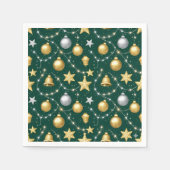 Luxurious Christmas Ornaments Serviette (Vorderseite)