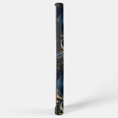 Luxurious Dark Blue Botanical Garden Samsung Galaxy Hülle (Rechte Seite)