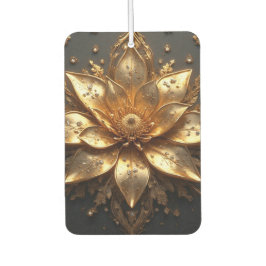 Luxurious Gold Flower Autolufterfrischer