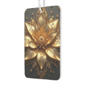 Luxurious Gold Flower Autolufterfrischer (Links)