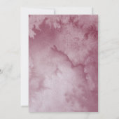 Luxurious Gold Geometric Green Purple Wedding Einladung (Rückseite)