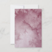 Luxurious Gold Geometric Green Purple Wedding Save The Date (Rückseite)