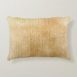 Luxurious Gold Stripes, Modern, Elegant  Dekokissen