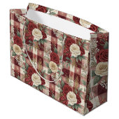 Luxurious Holiday Gift Bag Große Geschenktüte (Rückseite Schrägansicht)