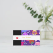 Luxurious Japanese-Style business card Visitenkarte (Stehend Vorderseite)