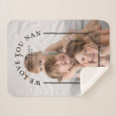 Luxurious Ornamental Dome Arch Effect Custom Photo Sherpadecke (Vorderseite (Horizontal))