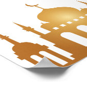 Luxurious "Ramadan Kareem" Wall Art Poster (Ecke)