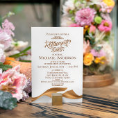 Luxurious Retirement Party Einladung