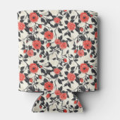 Luxurious Rose Flower Floral Wedding Can Cooler Dosenkühler (Rückseite)