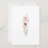 Luxurious Spring Garden Wedding Invitation Einladung (Rückseite)