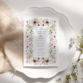 Luxurious Spring Garden Wedding Invitation Einladung