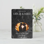 luxurious wedding invitation einladung (Stehend Vorderseite)