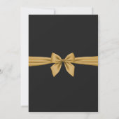 Luxurious wedding invitation in gold einladung (Rückseite)