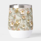 Luxury 3D Embossed Floral Gold Foil Elegant (Rückseite)