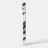 Luxury 3D Geometric White Marble Case - Modern  (Rückseite / Links)