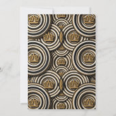 Luxury 3D Layered Gold VIP Event Invitation Einladung (Rückseite)